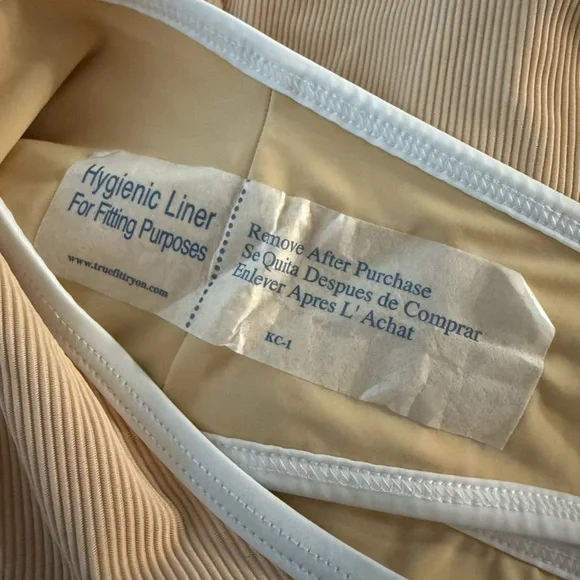 NWOT LainSnow Ocean Isle One-Piece Swimsuit – XL (Champagne/Cream) - Picture 5 of 5